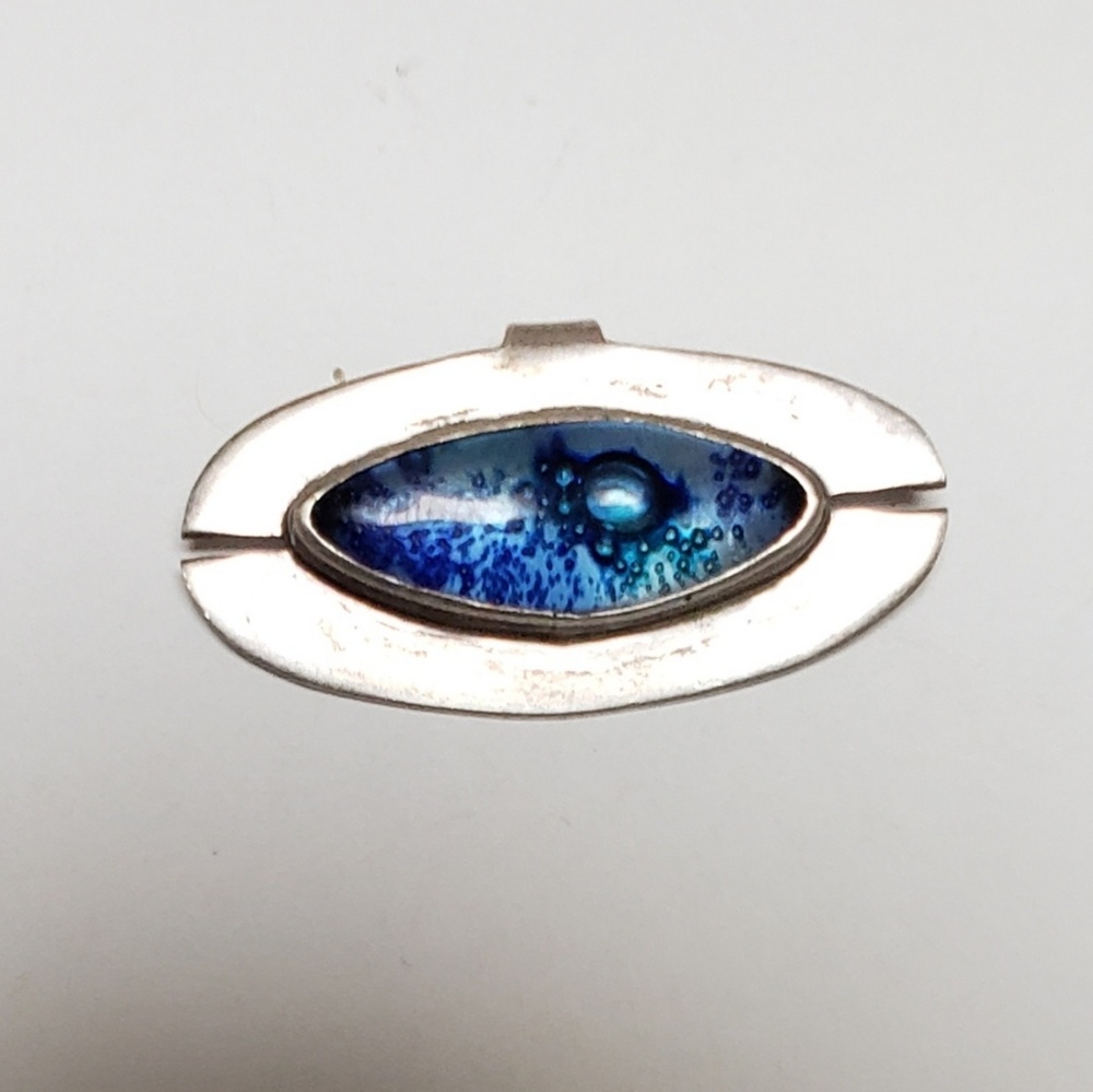 Sterling Glass Pendant